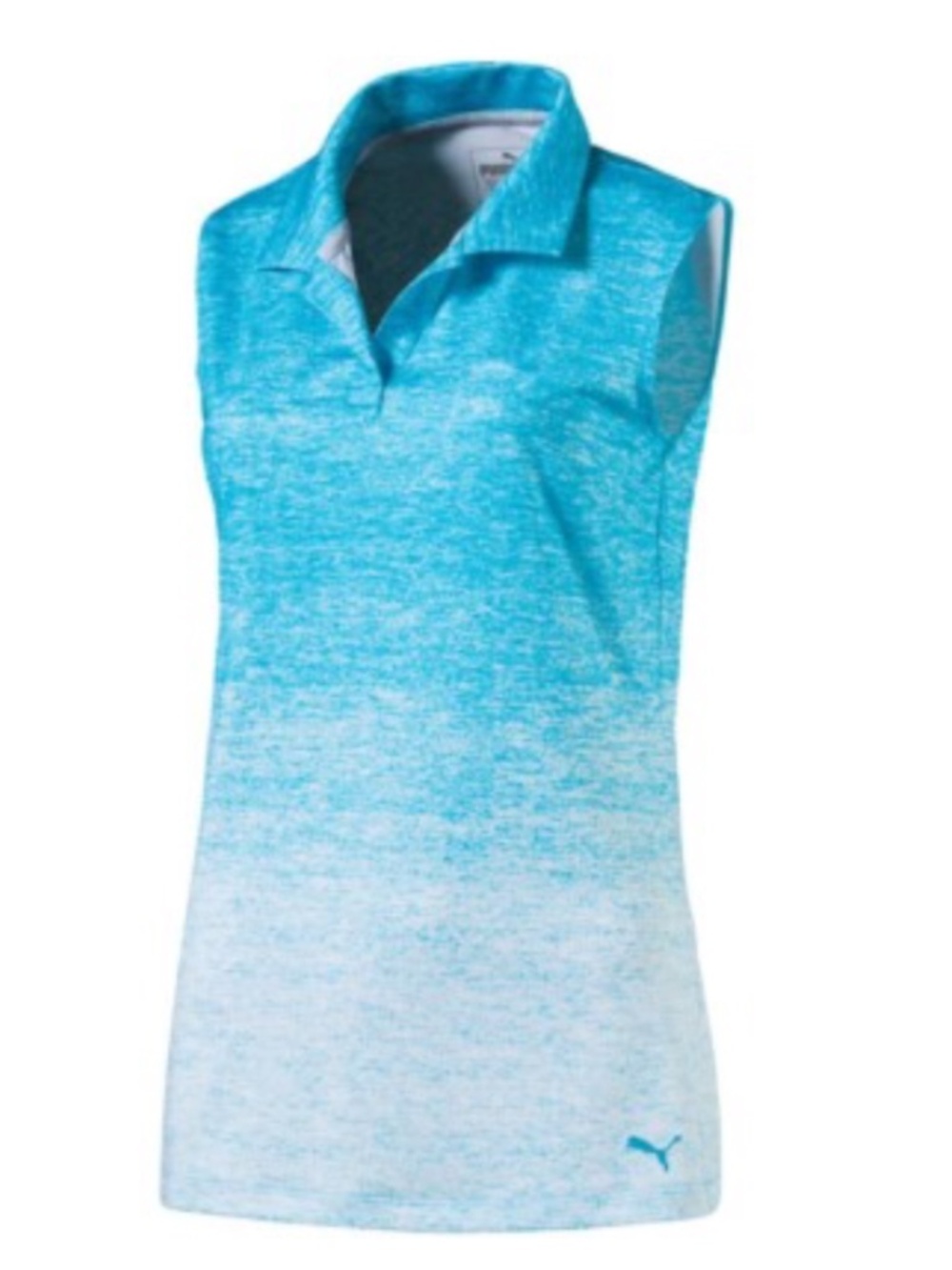 Puma Golf sleeveless Shirt blue and white Gradient size Small